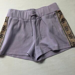 Nwot Guess Active Eco Britney Sweat Shorts Wysteria Petal Size MD
